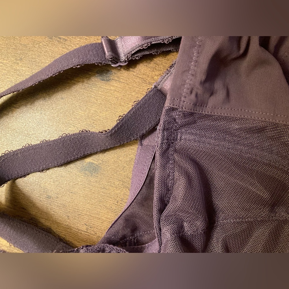Wacoal Evocative Edge Purple Underwire Bra US 34G UK 34 F *like new* - Picture 9 of 12